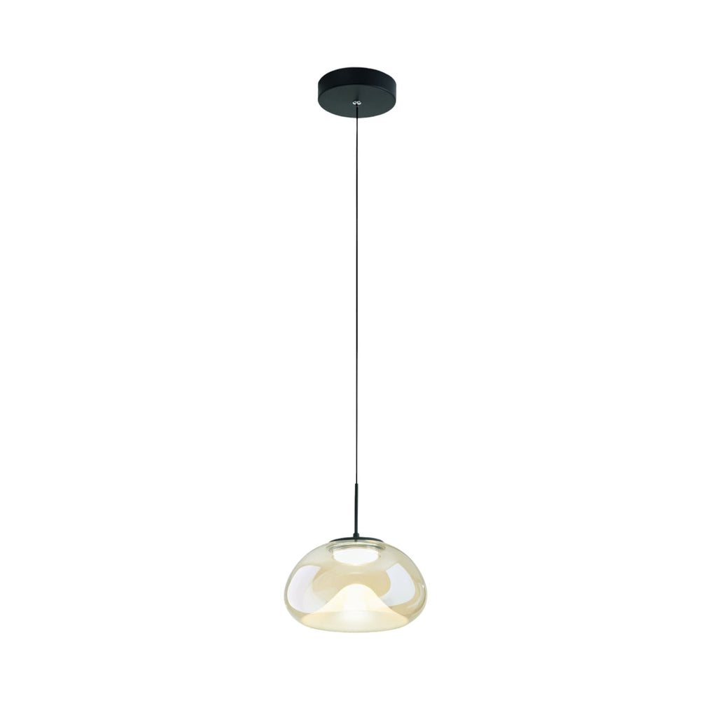 LED pendellampe Brena dimbar CCT glass Ø22 cm forfra