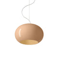 LED pendellampe Buds 2 munnblåst glass Ø42 cm beige DALI forfra