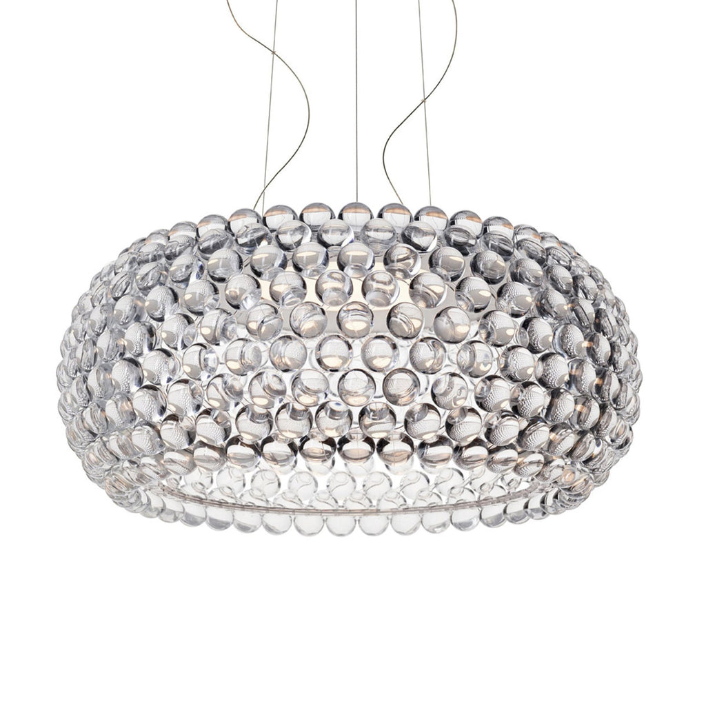 LED pendellampe Caboche Plus Grande transparent forfra
