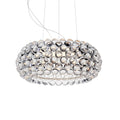 LED pendellampe Caboche Plus media dimbar klar Ø50 cm forfra