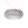 LED pendellampe Caboche Plus media klar Ø50 cm forfra