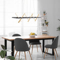 LED pendellampe Cadice svart/gull aluminium 100 cm 3000K forfra