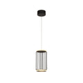 LED pendellampe Cage svart aluminium forfra