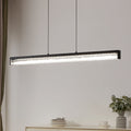 LED pendellampe Cardito CCT dimbar svart 100 cm foran