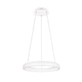 LED pendellampe Cardona ring Ø62 cm hvit dimbar CCT front