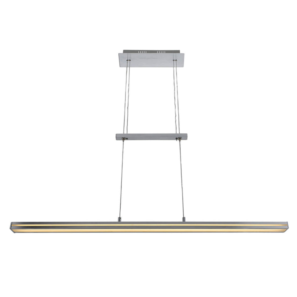 LED pendellampe Carina høydejusterbar dimbar 103,5 cm 30W front