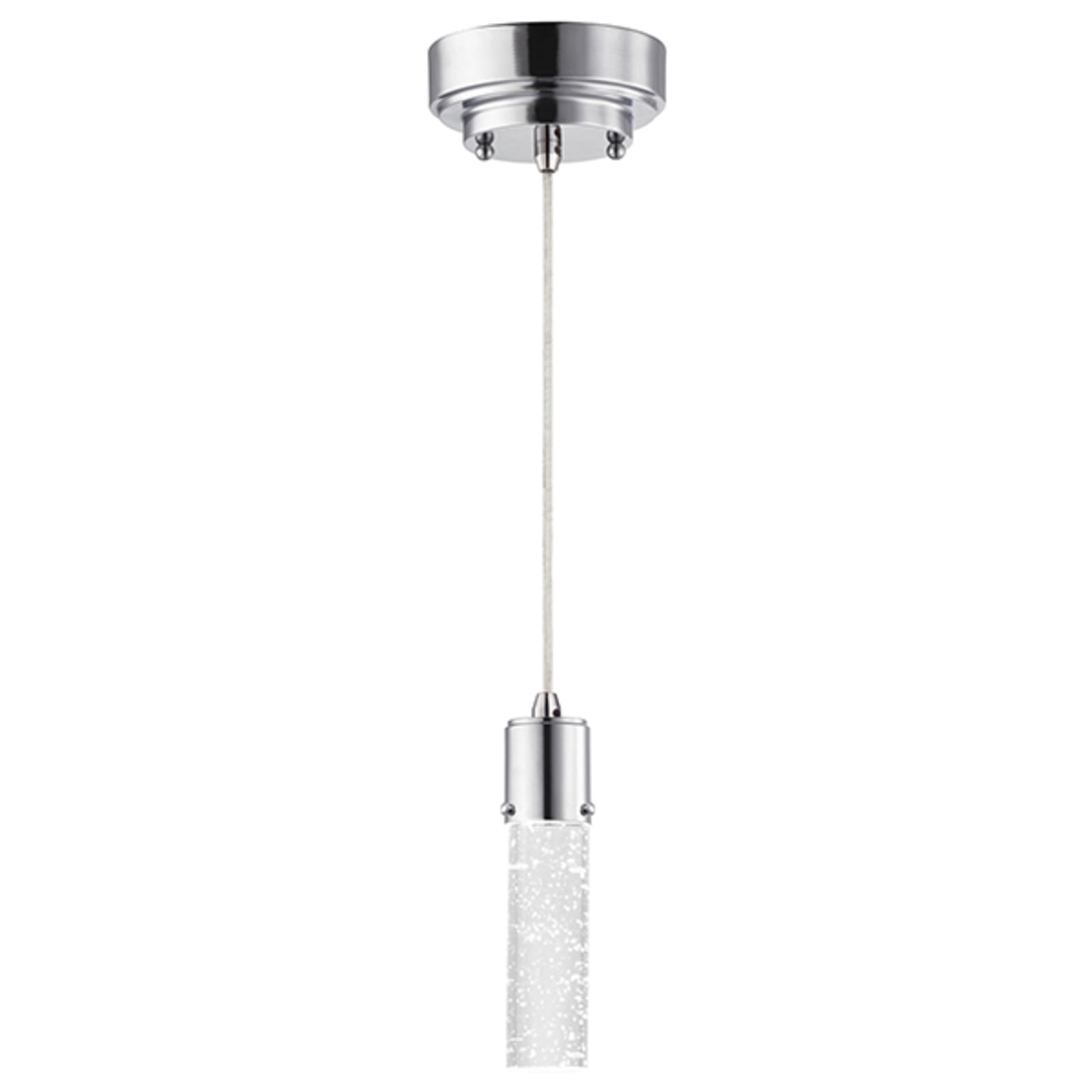 LED pendellampe Cava bubbleglass krom bakside