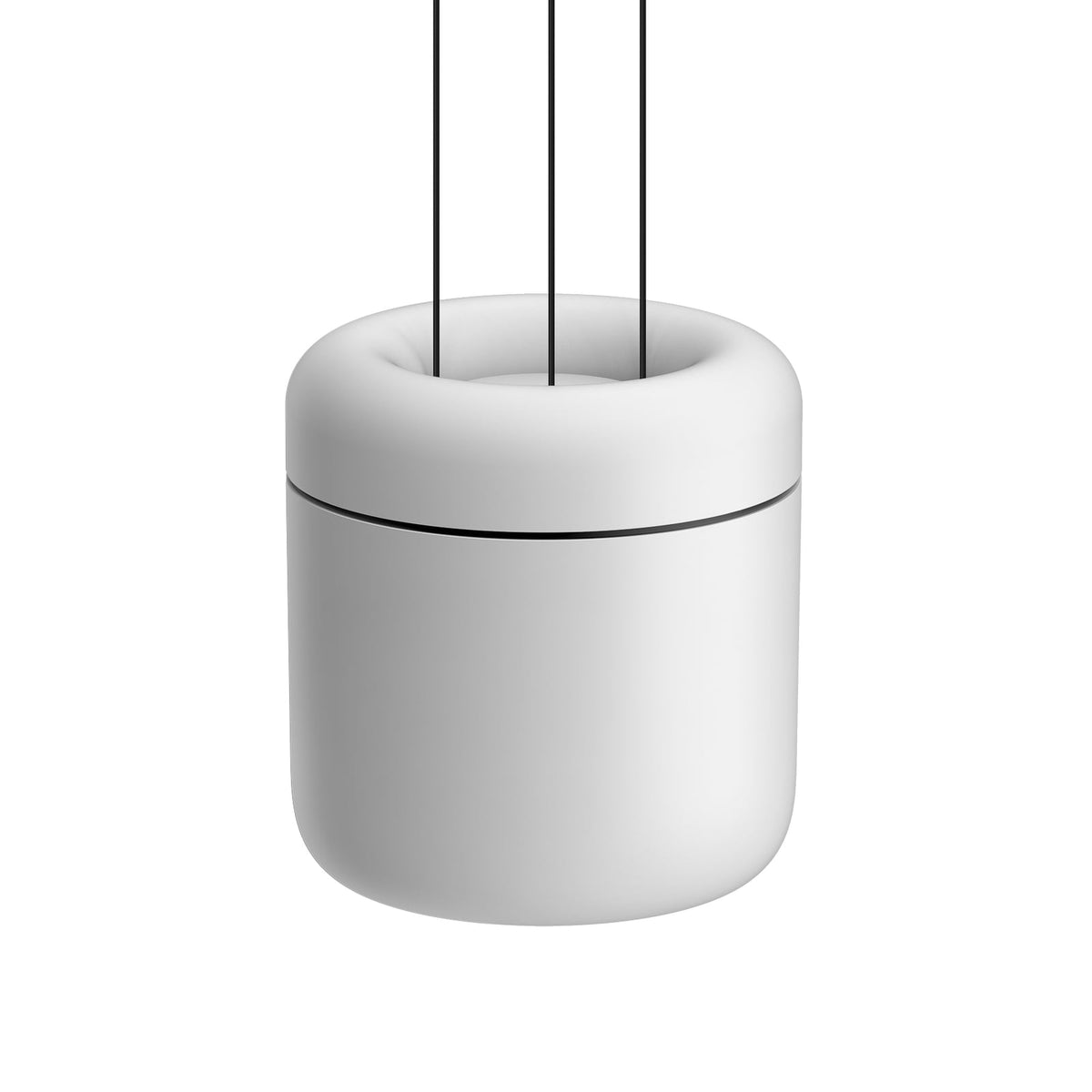 LED pendellampe Cavity Suspension S dimbar hvit Ø10 cm forfra