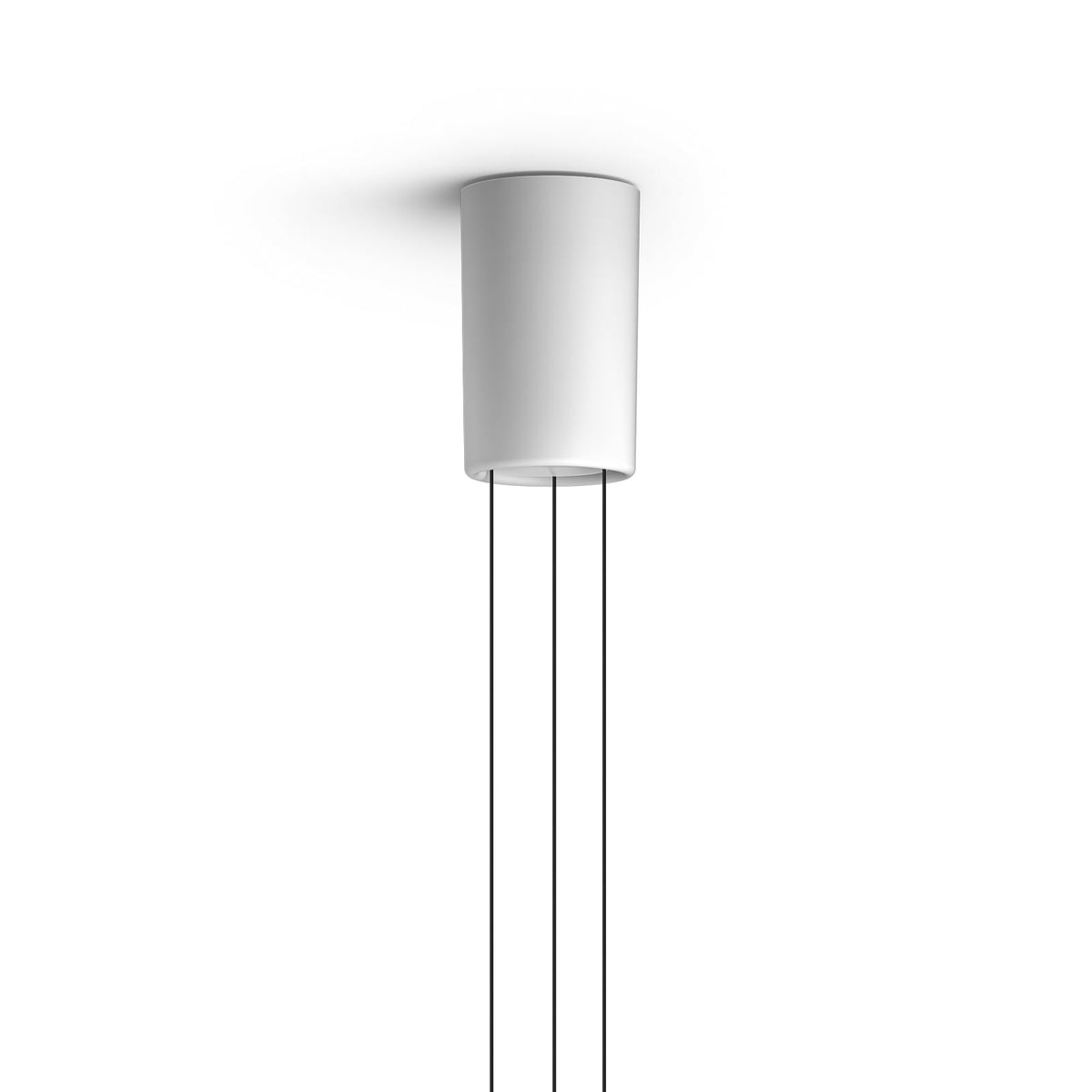 LED pendellampe Cavity Suspension S dimbar hvit Ø10 cm detalj nærbilde