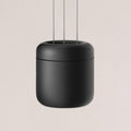 LED pendellampe Cavity Suspension S dimbar svart Ø10 cm forfra