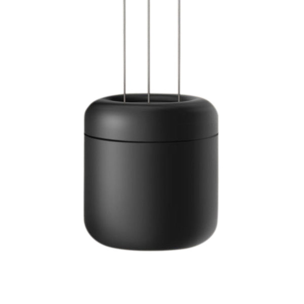LED pendellampe Cavity Suspension S dimbar svart Ø10 cm detalj