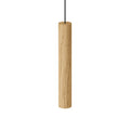 LED pendellampe Chimes Tall eik 2W varmhvit Ø3,4 cm forfra