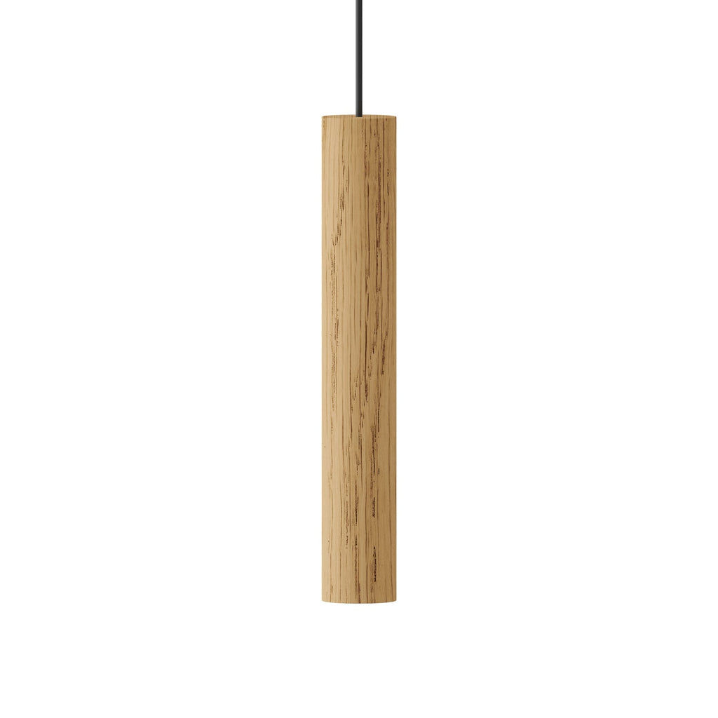 LED pendellampe Chimes Tall eik 2W varmhvit nærbilde av skjerm