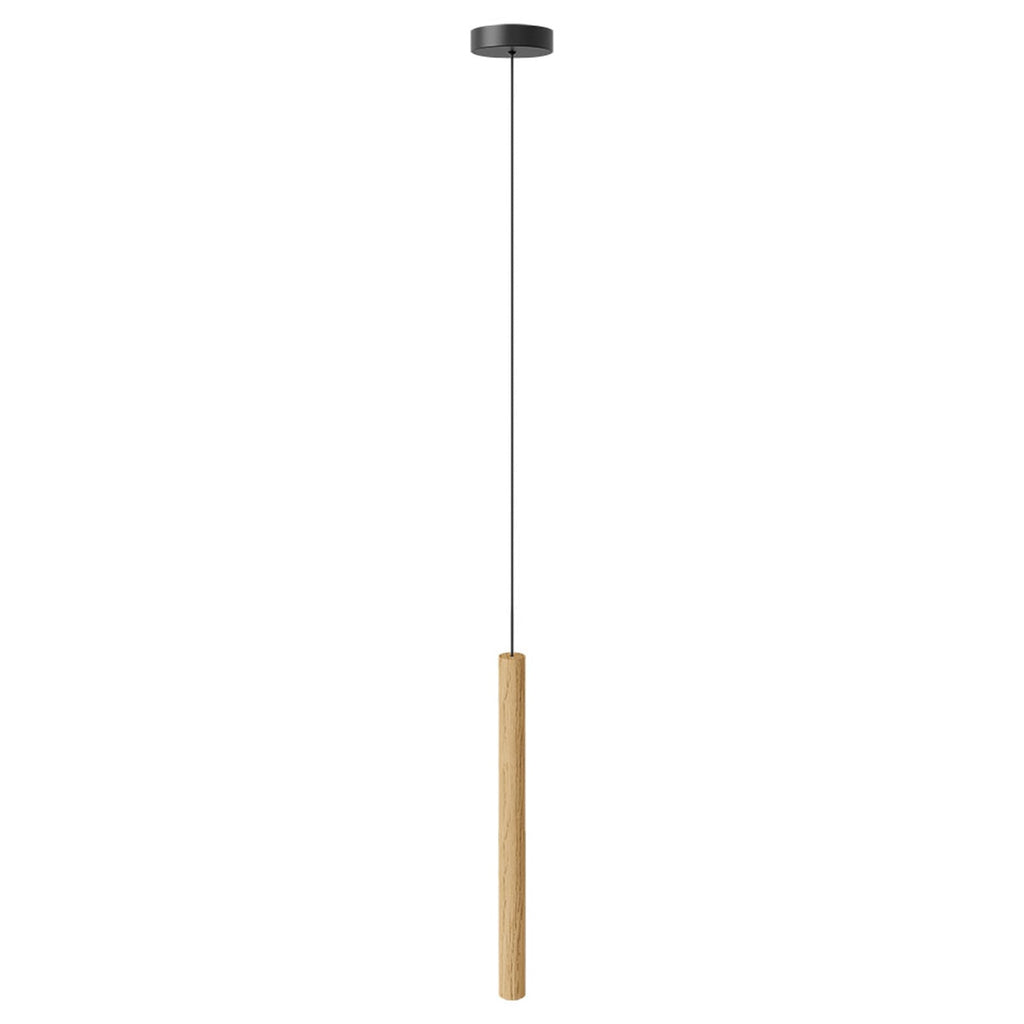 LED pendellampe Chimes Tall eik 2W varmhvit Ø3,4 cm - UMAGE