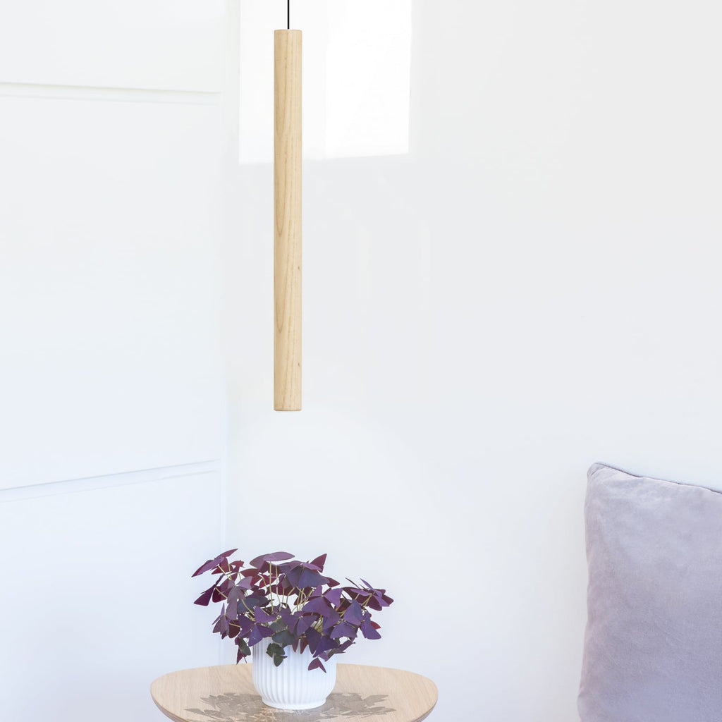 LED pendellampe Chimes Tall eik 2W varmhvit Ø3,4 cm - UMAGE