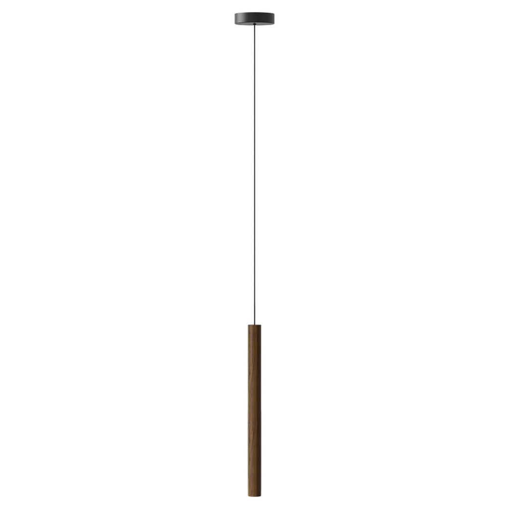 LED pendellampe Chimes Tall mørk eik bakside