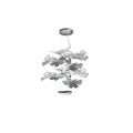 LED pendellampe Chlorophilia 2 dimbar appstyrt Ø78 cm forfra