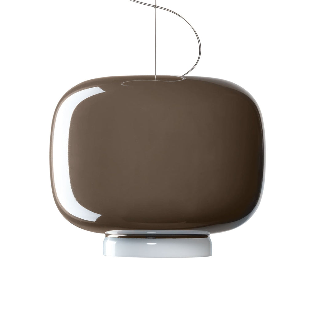 LED pendellampe Chouchin 3 glass dimbar Ø30 cm grå bakside