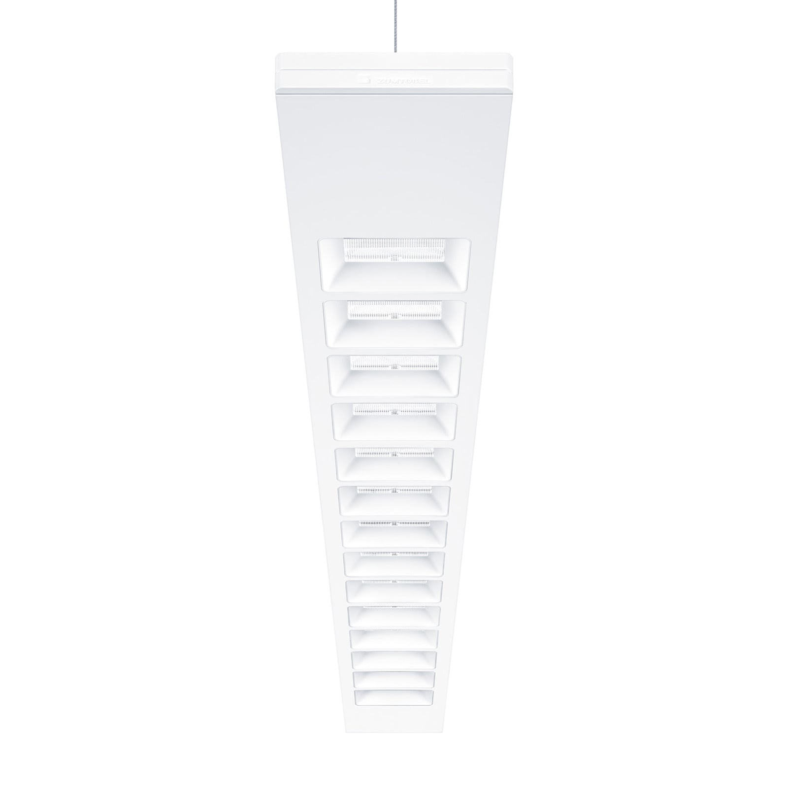 LED pendellampe Claris evolution dimbar hvit 158 cm front