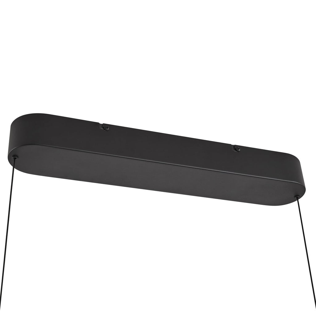 LED pendellampe Clavit svart 140 cm dimbar side
