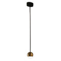 LED pendellampe Cleo dimbar messing Ø8,2 cm 7W forfra