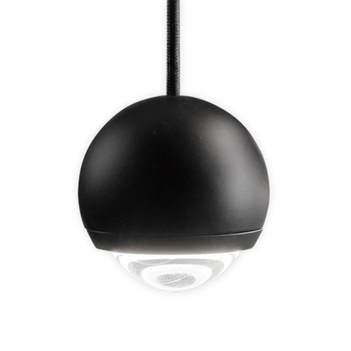 LED pendellampe Cleo svart aluminium bakside