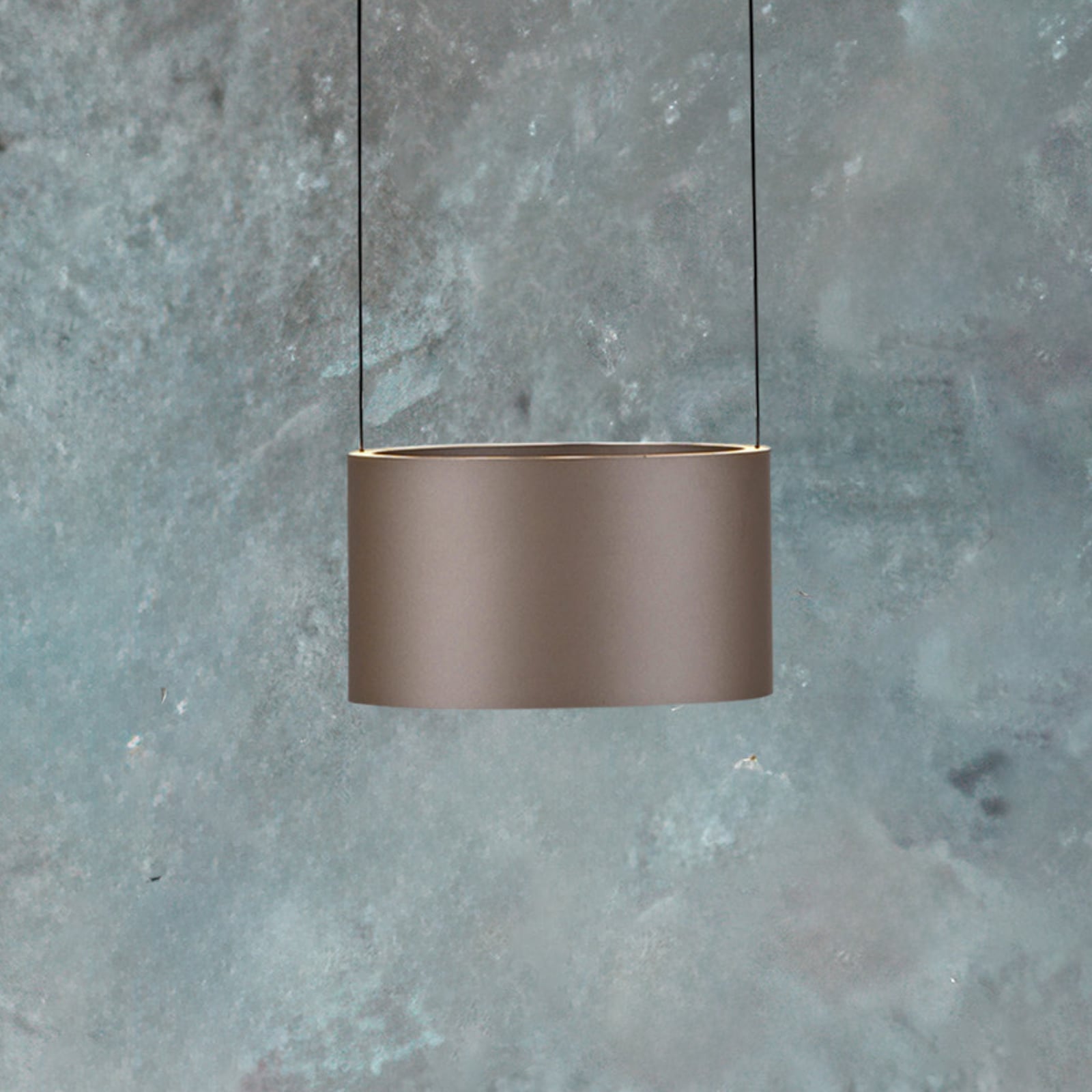 LED pendellampe Clipse bronse Ø20 cm CCT dimbar forfra
