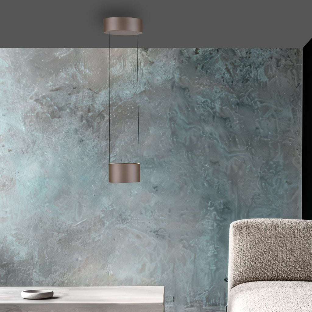 LED pendellampe Clipse bronse bakside med detalj