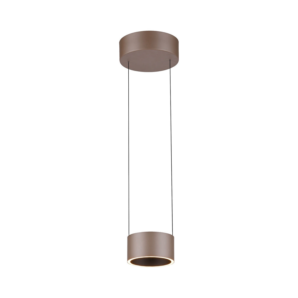 LED pendellampe Clipse bronse montert i stue