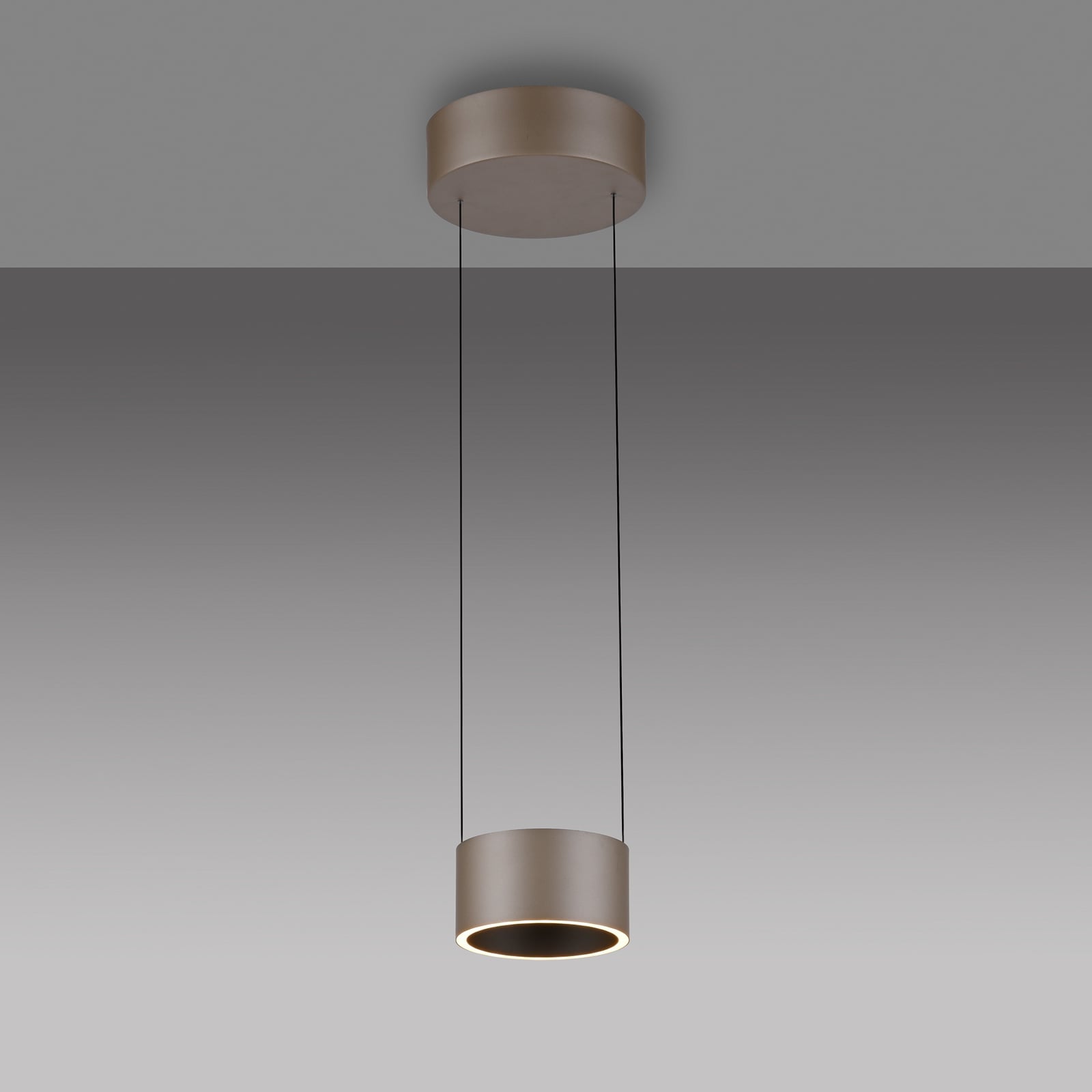 LED pendellampe Clipse bronse høydejustering detalj