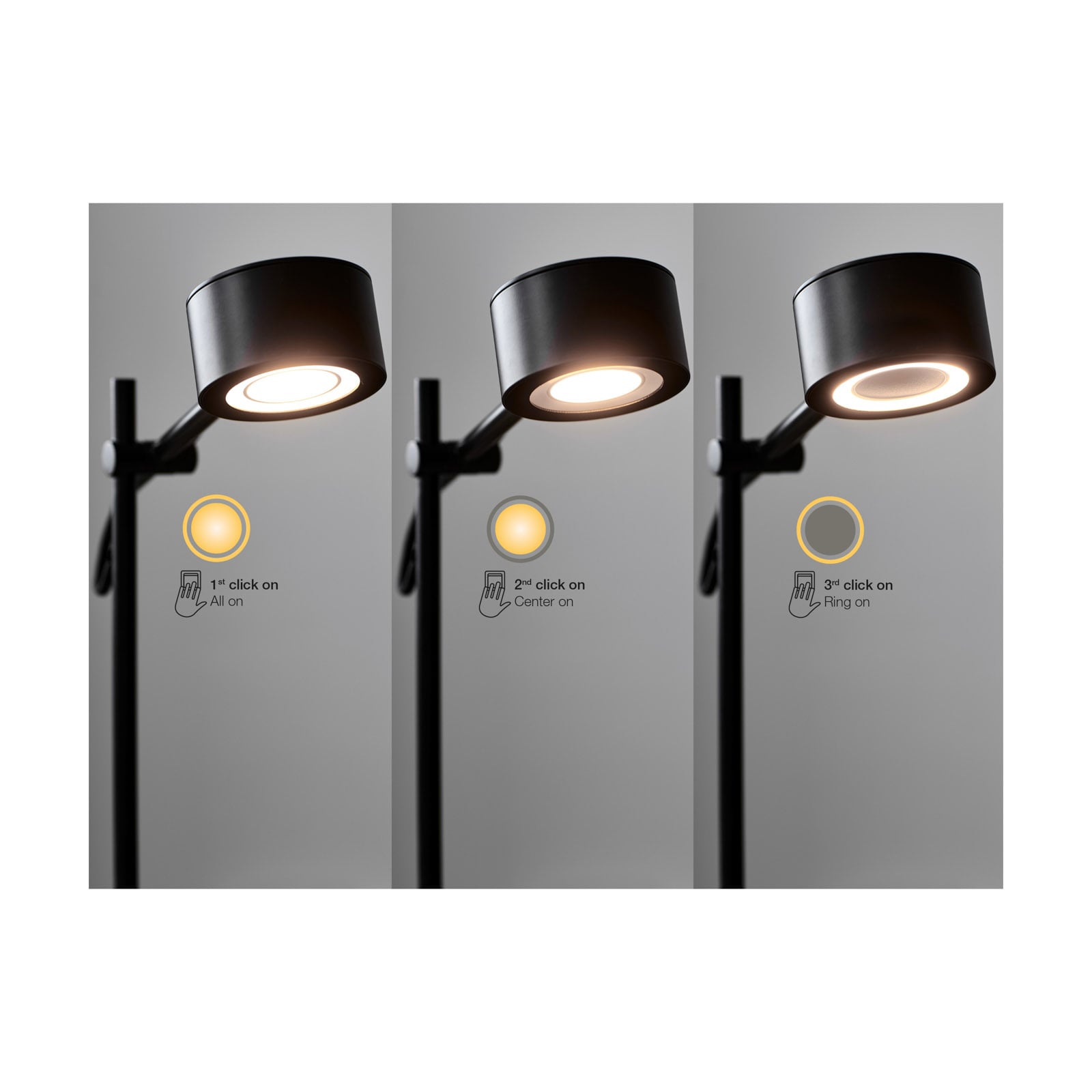 LED pendellampe Clyde 4-lys svart 115 cm dimbar - Nordlux i interiør