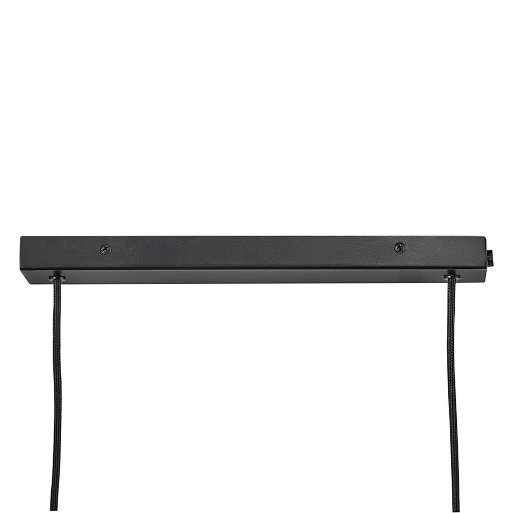 LED pendellampe Clyde 4-lys svart 115 cm dimbar - Nordlux oppheng