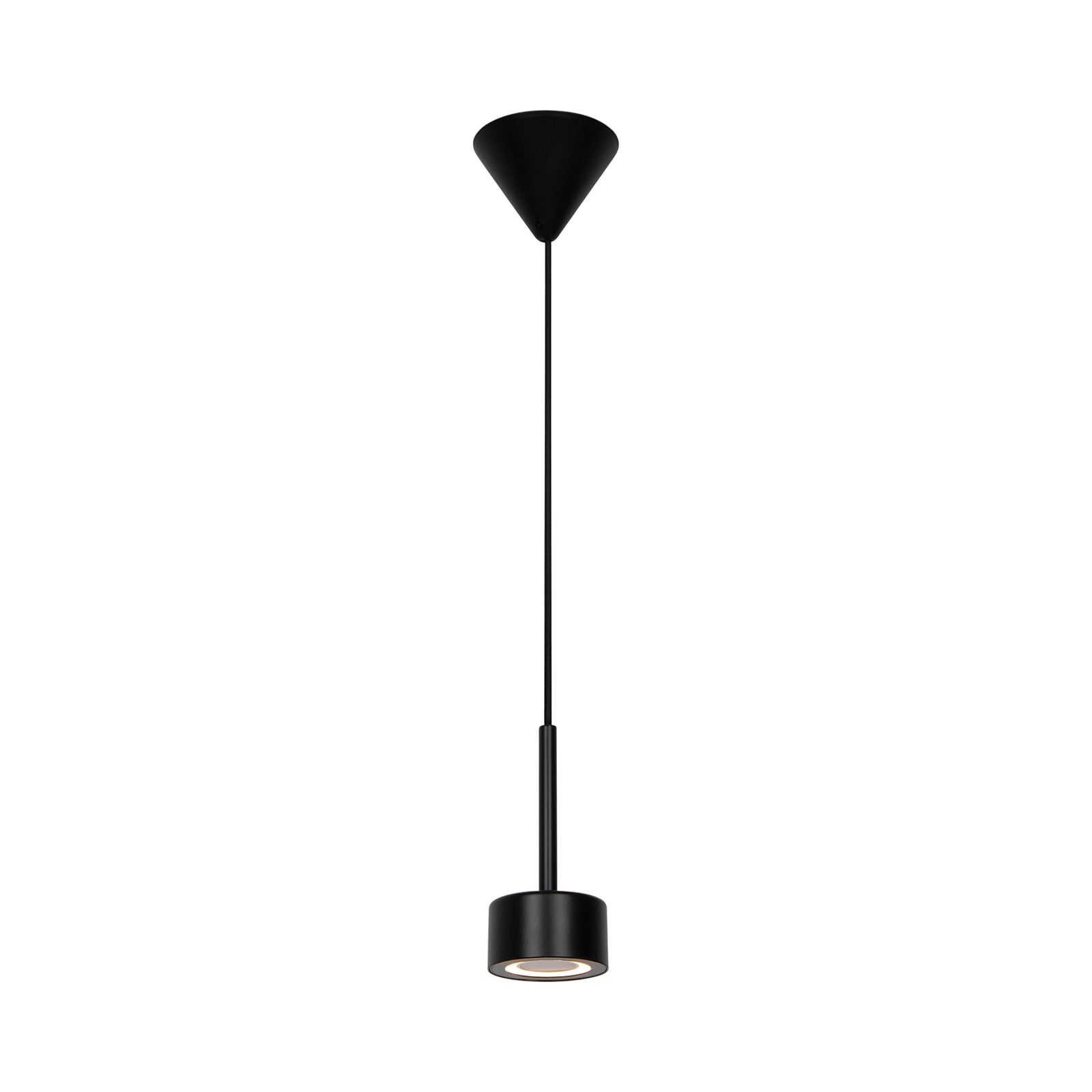 LED pendellampe Clyde svart dimbar 5W 2700K bakside