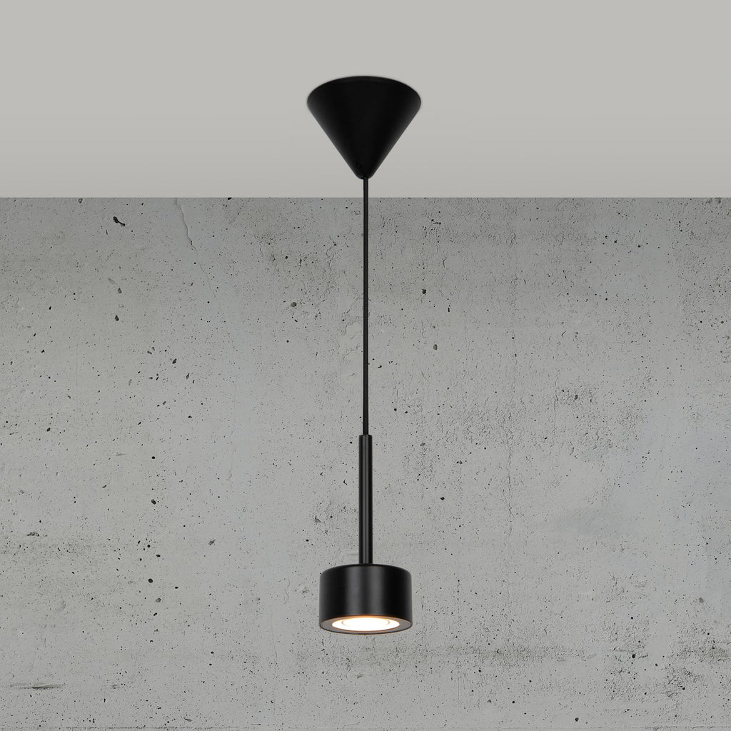 LED pendellampe Clyde svart dimbar 5W 2700K detalj