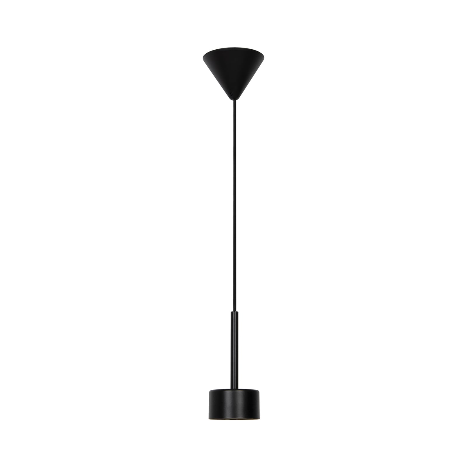 LED pendellampe Clyde svart dimbar 5W 2700K montert