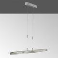 LED pendellampe Colmar 5-lys CCT dimbar nikkel 106 cm forfra