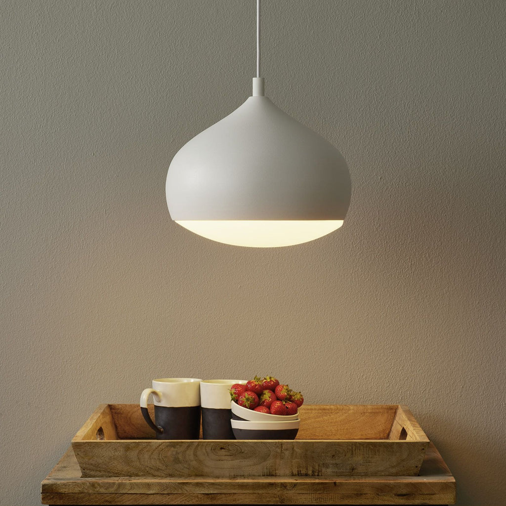 Detalj av LED pendellampe Comba-C dimbar hvit