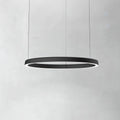 LED pendellampe Compendium Circle Ø72 cm dimbar svart forfra