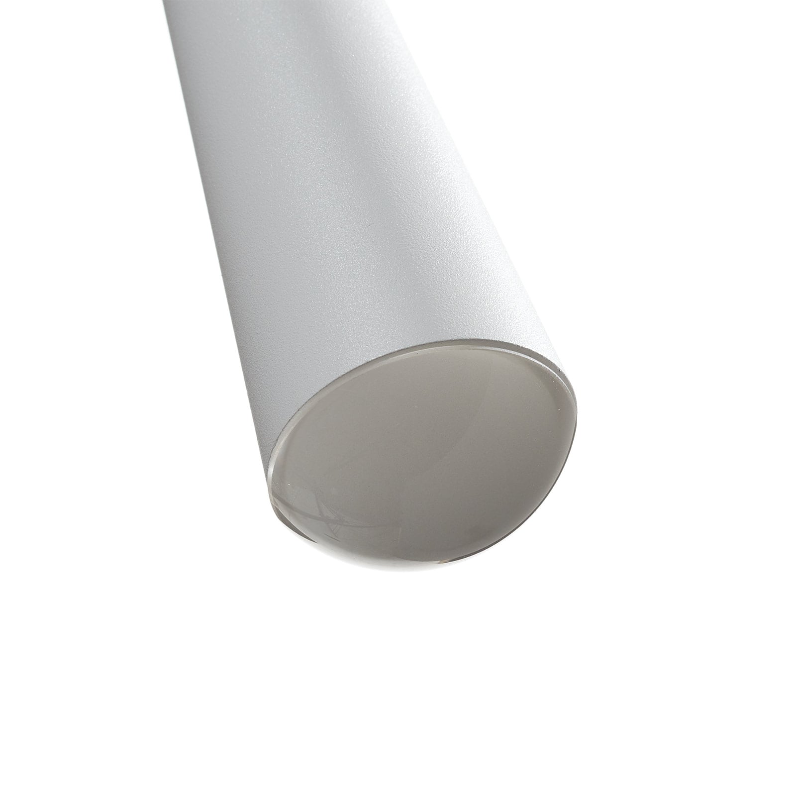 Nærbilde av LED pendellampe Cone kjegleformet aluminium hvit dimbar