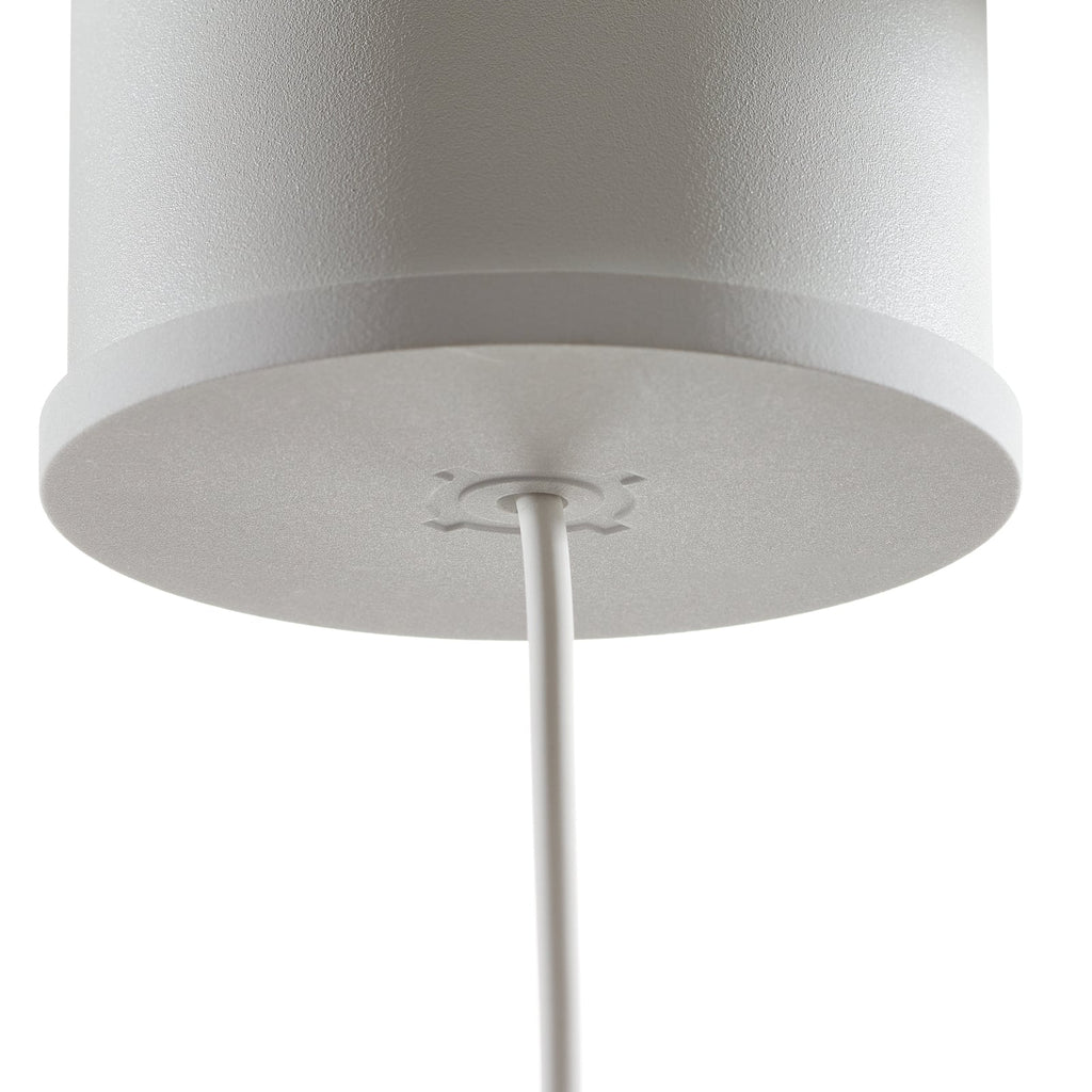 LED pendellampe Cone kjegleformet aluminium hvit dimbar med oppheng