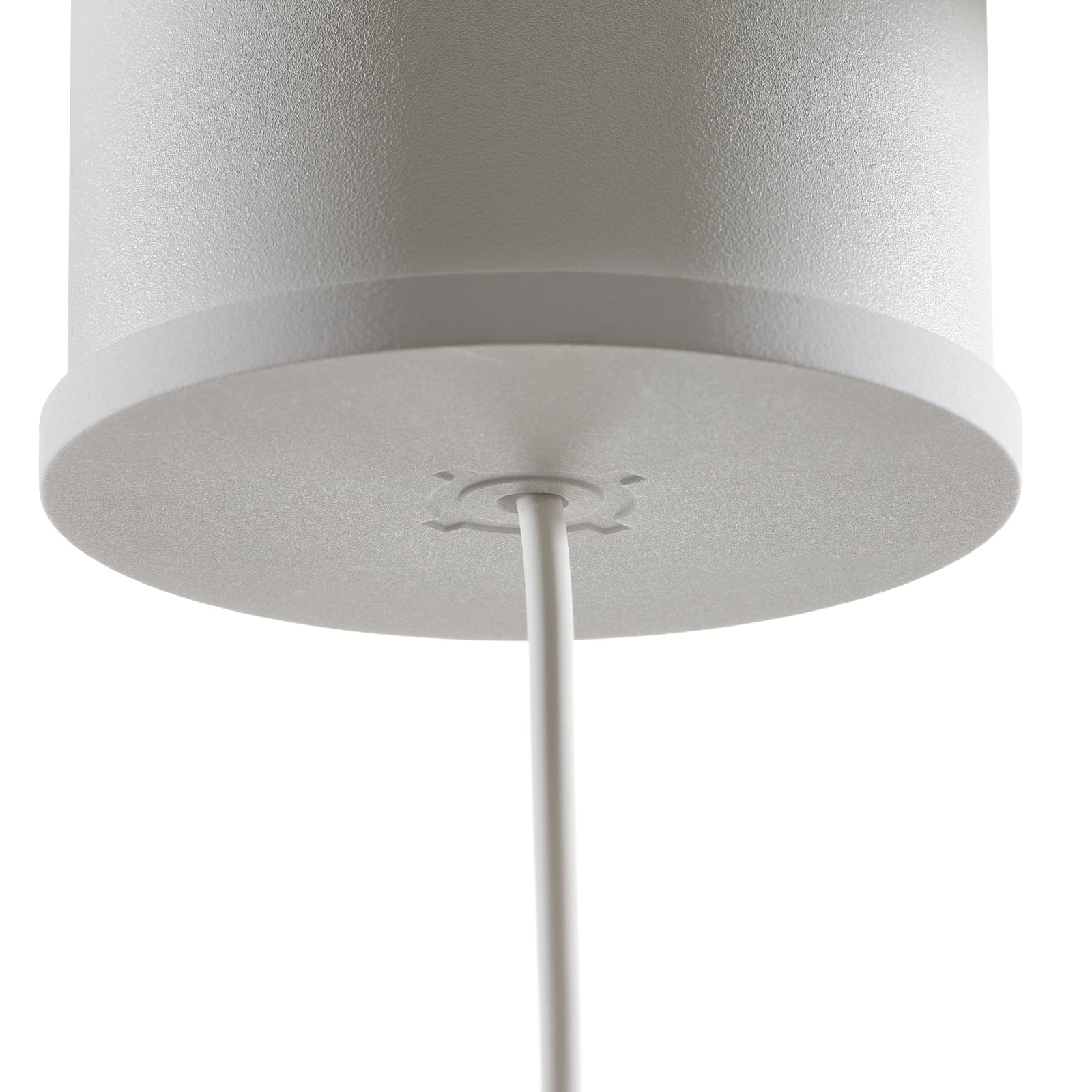 LED pendellampe Cone kjegleformet aluminium hvit dimbar med oppheng