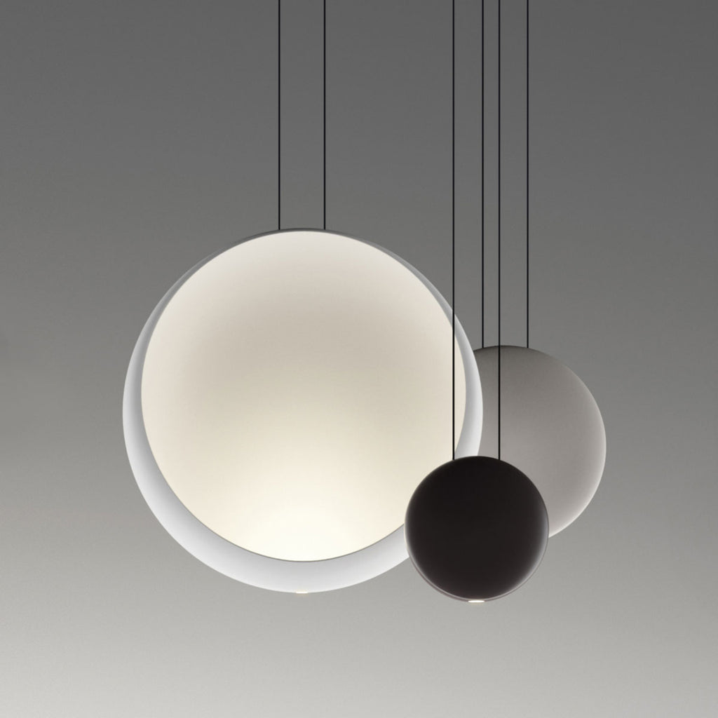 LED pendellampe Cosmos 3-lys plast 65 cm 3000K bakside