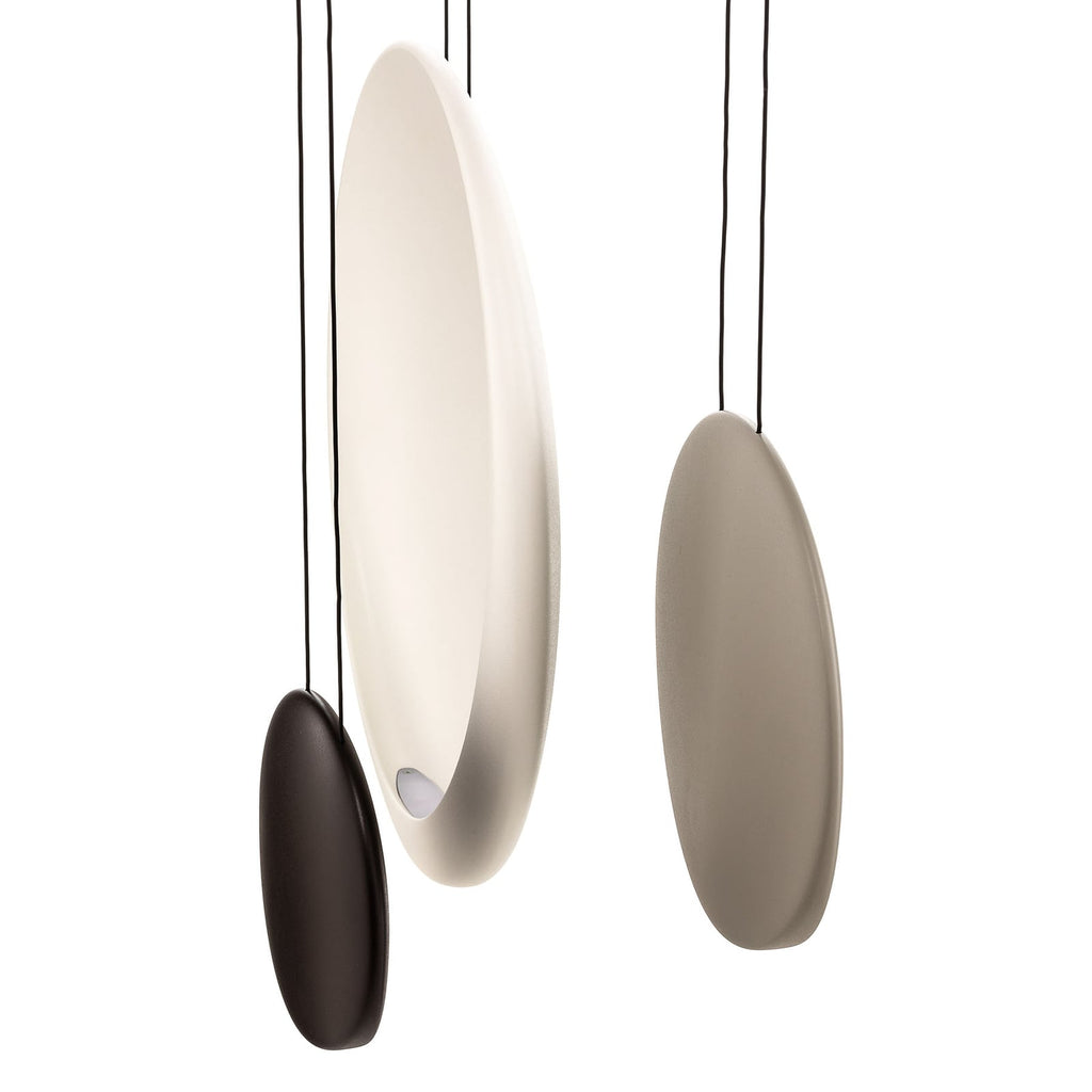 LED pendellampe Cosmos 3-lys plast 65 cm 3000K oppheng