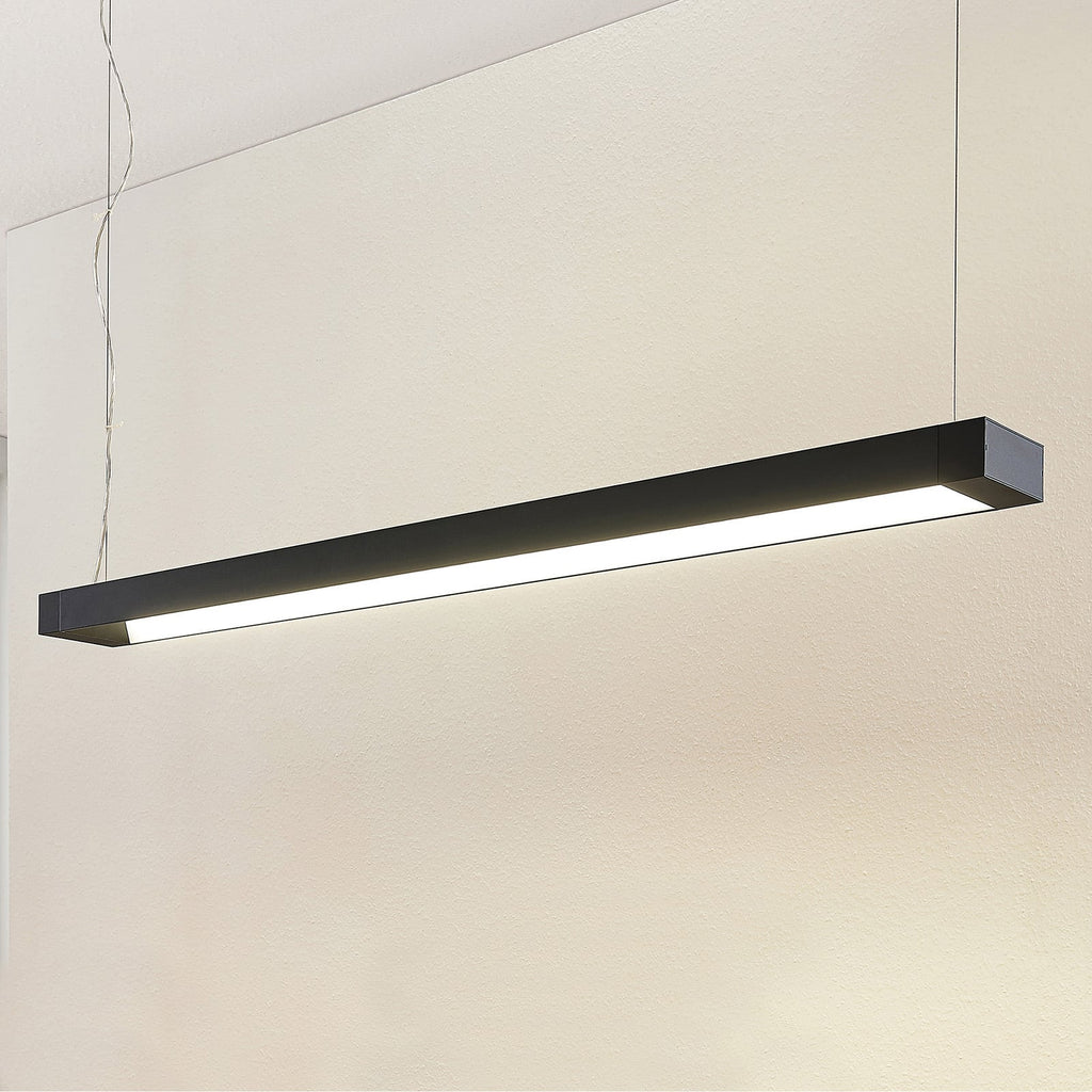 LED pendellampe Cuna svart aluminium 122 cm bakside
