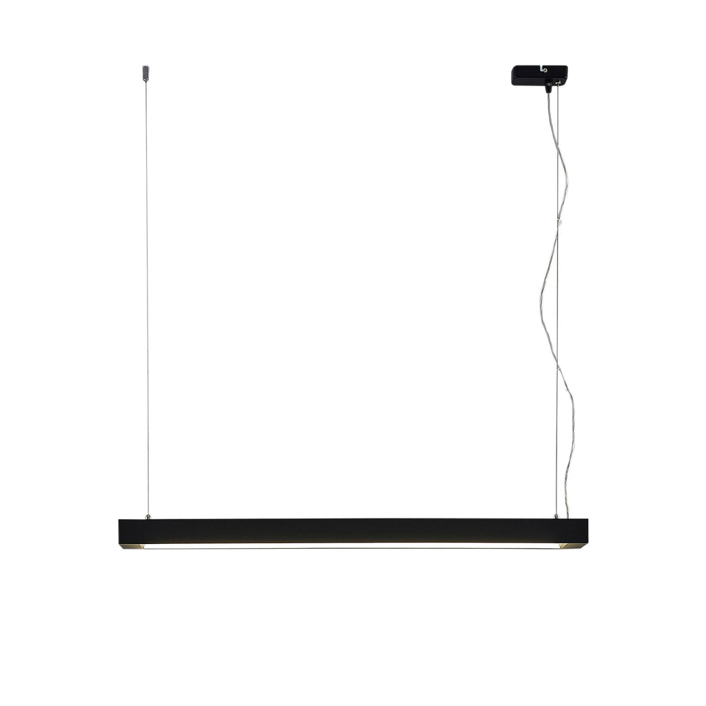 LED pendellampe Cuna svart aluminium 92 cm detalj