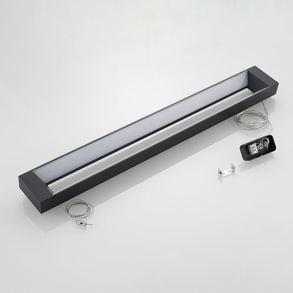 LED pendellampe Cuna svart aluminium 92 cm oversikt