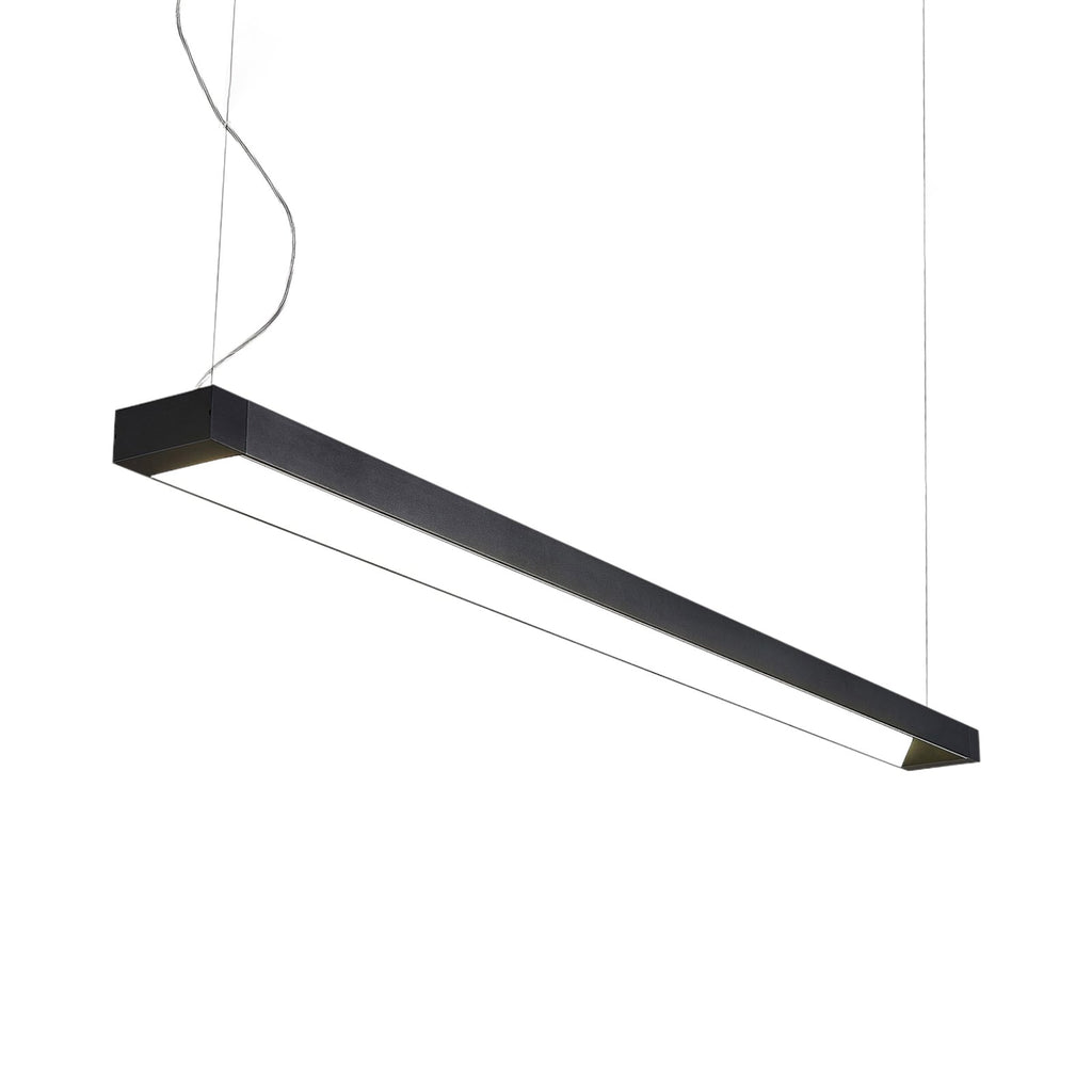 LED pendellampe Cuna svart aluminium bakside