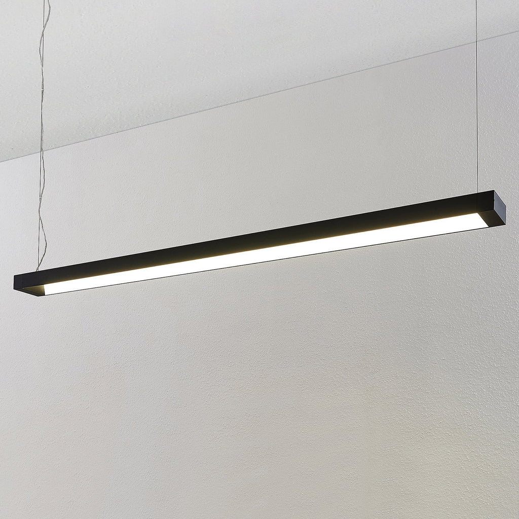 LED pendellampe Cuna svart aluminium detalj