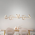 LED pendellampe Curls messing matt foran