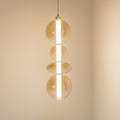 LED pendellampe Daphne glass amber Ø20 cm forfra